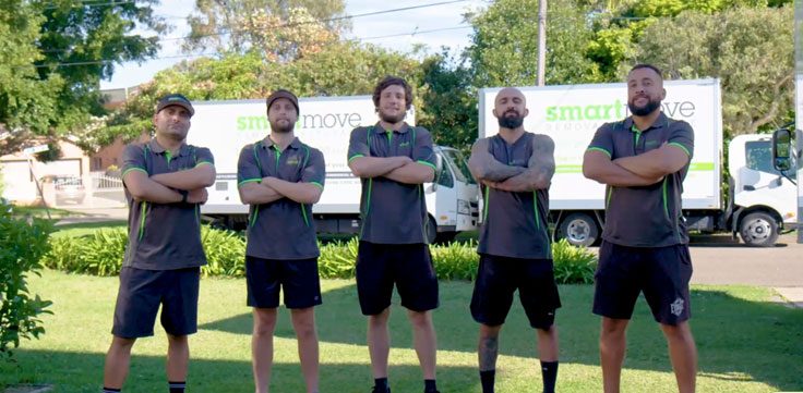 Smart Move moving crews are the best removalists in Newcastle and wear uniforms with pride